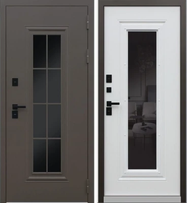 Дверь Тундра с окном Терморазрыв 3К